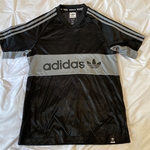 Black and Grey Adidas Jersey